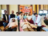 धर्मशाला में 722 यूनिट रक्तदान, हिमाचल के 603 यूनिट के रिकॉर्ड को किया पार