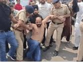 चंडीगढ़ में यूथ कांग्रेस कार्यकर्ता गिरफ्तार:शिक्षा मंत्री धर्मेंद्र प्रधान का कर रहे थे विरोध