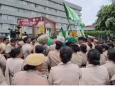 चंडीगढ़ में BJP ऑफिस का घेराव करने पहुंचे किसान:पुलिस ने बैरिकेड लगाकर रोका