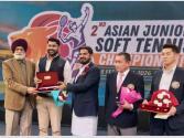 सुखविंदर सिंह बिंद्रा एशियन जूनियर सॉफ्ट टेनिस चैंपियनशिप में चीफ गेस्ट के तौर पर शामिल हुए
